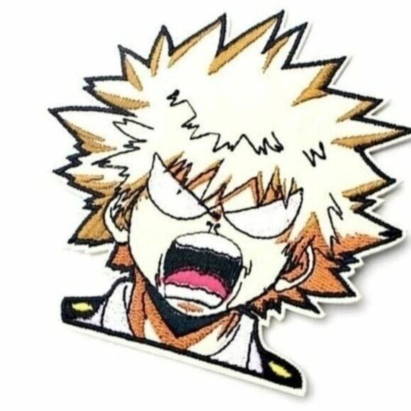 My Hero Academia Patch Embroidered Iron On‎ Applique Bakugo Katsuki Anime - Picture 1 of 6